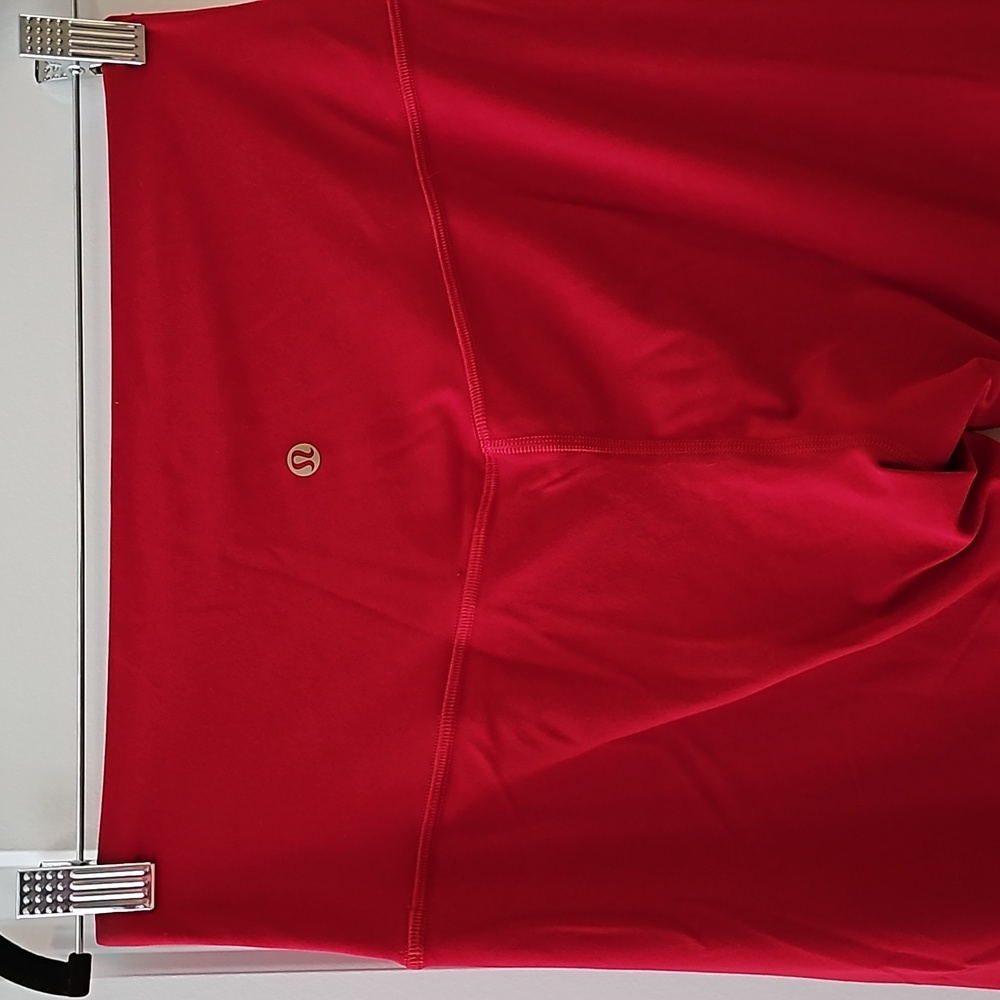 Red Lululemon Align Pant Lunar New Year 25” Sz 12